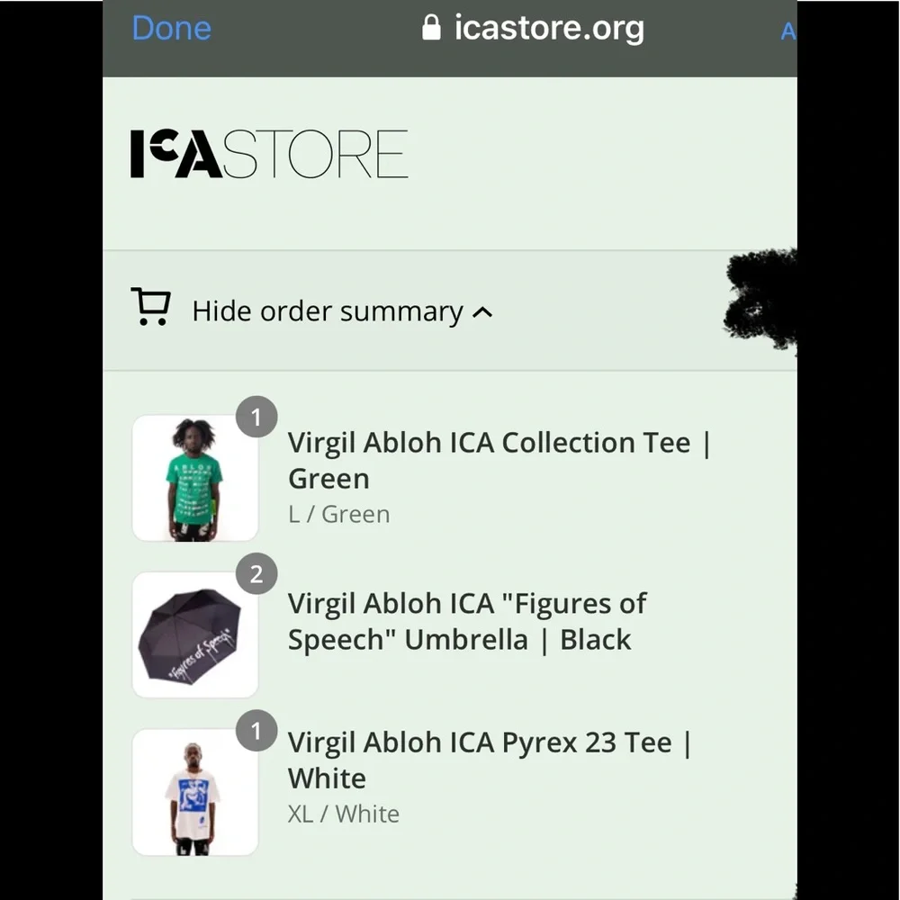 100% AUTHENTIC LIMITED EDITION VIRGIL ABLOH x CHAMPION x ICA – "COLLECTION TEE" - Picture 8 of 8